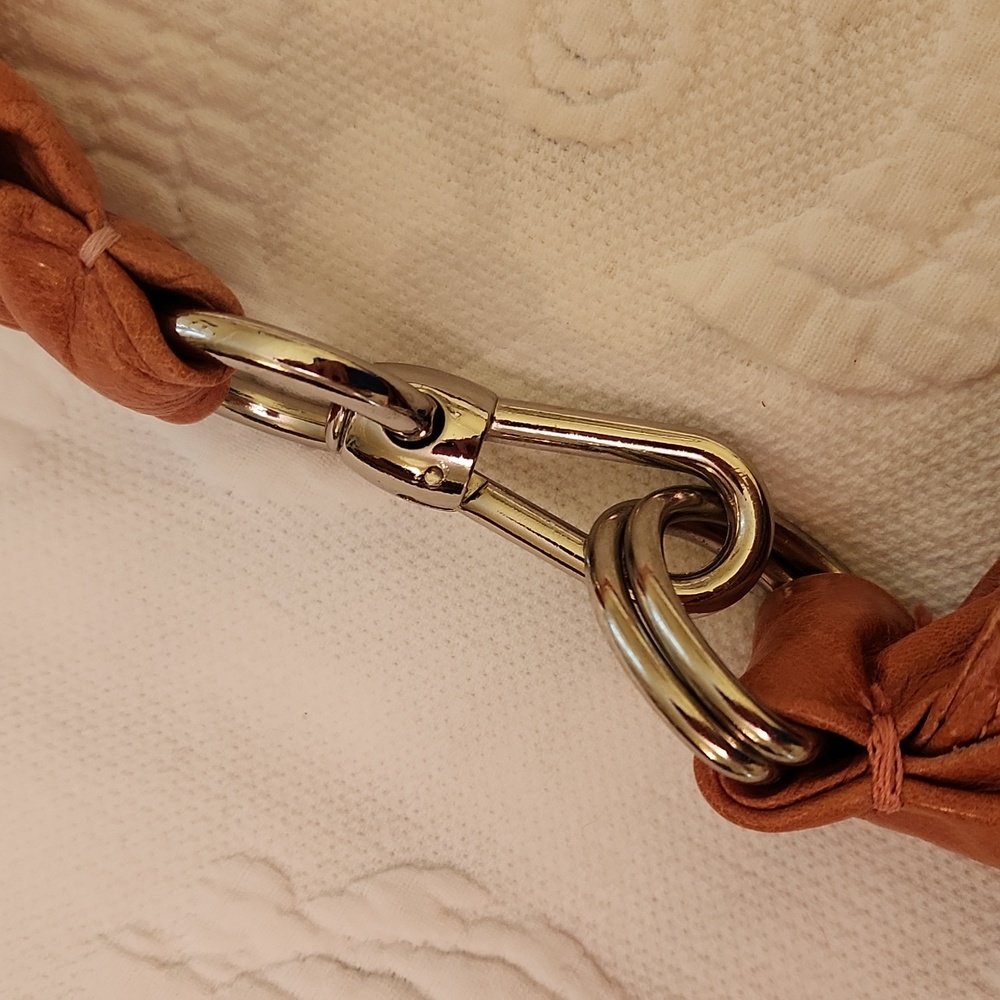 Sabina New York Layered Terracotta Leather Shoulder Bag - Picture 6 of 10